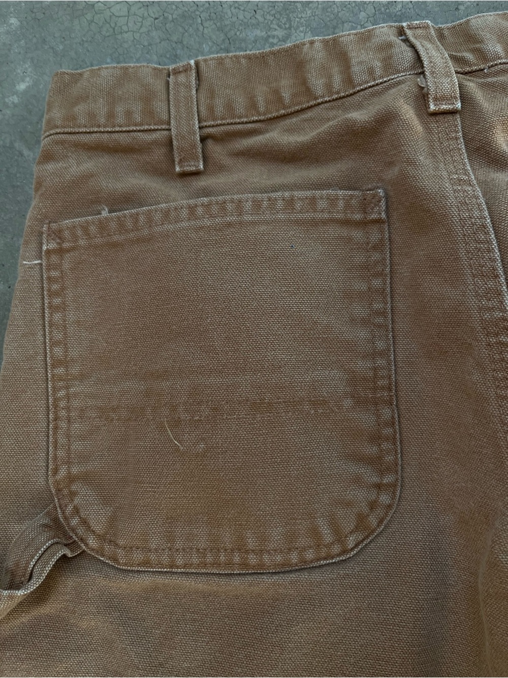 Carhartt khaki Men's Duck Carpenter Pants - Picture 7 of 7